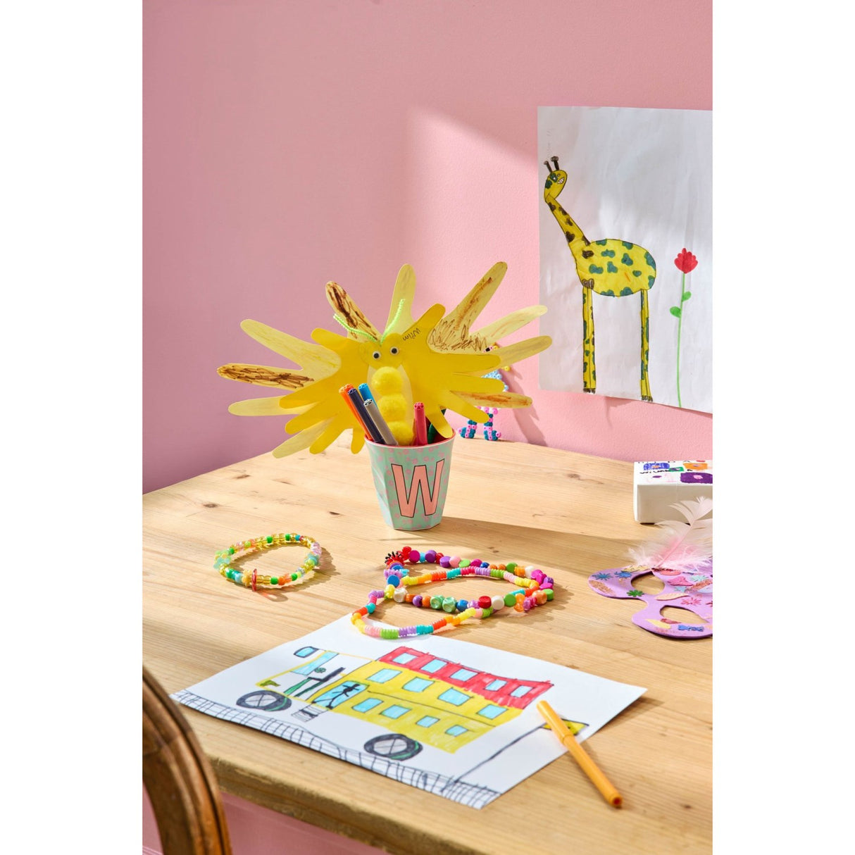 Rice Flowers Medium Melamin Kopp Med The Letter W