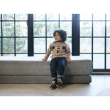 Hust & Claire Biscuit Pelle Strikk Strong Man