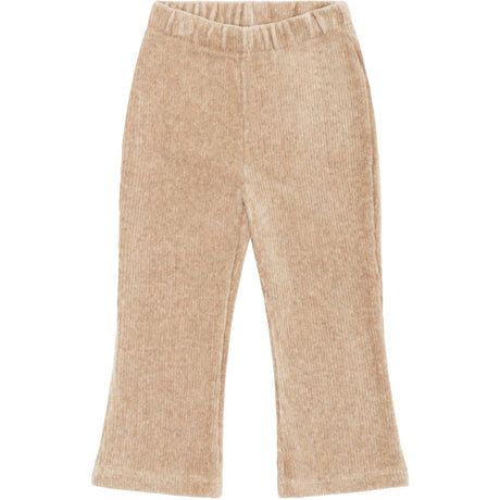 Hust & Claire Biscuit Thilde Ottoman Velour Solid