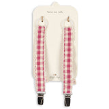 Konges Sløjd Bubblegum Check 2 Pakke Smokk Stropp