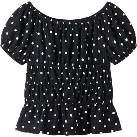 Name It Black Nkfrachel Ss Topp