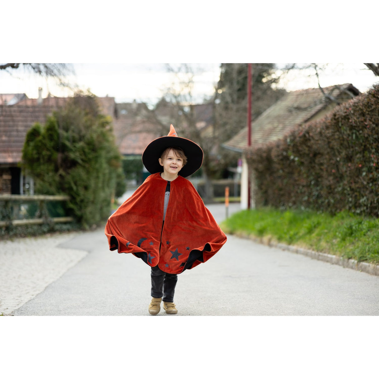 Great Pretenders Autum Embers Wizard Cape With Lue