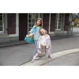 Great Pretenders The 5th Avenue Paillette Cape, Gold/Light Pink