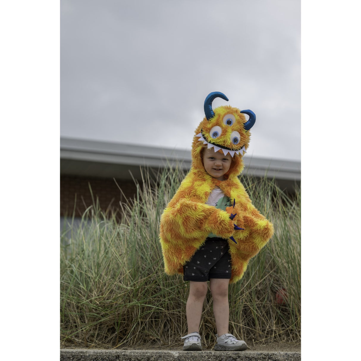 Great Pretenders Giggle The Monster Cape, Orange/Yellow
