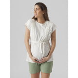 Mama;licious Snow White Crochet Mlalisa Mary Caps Jrs Topp 2F. Noos