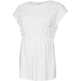 Mama;licious Snow White Crochet Mlalisa Mary Caps Jrs Topp 2F. Noos