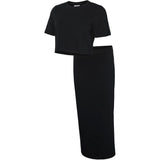 Mama;licious Black Mlkerrie Topp & Skjørt Jrs Sett Noos
