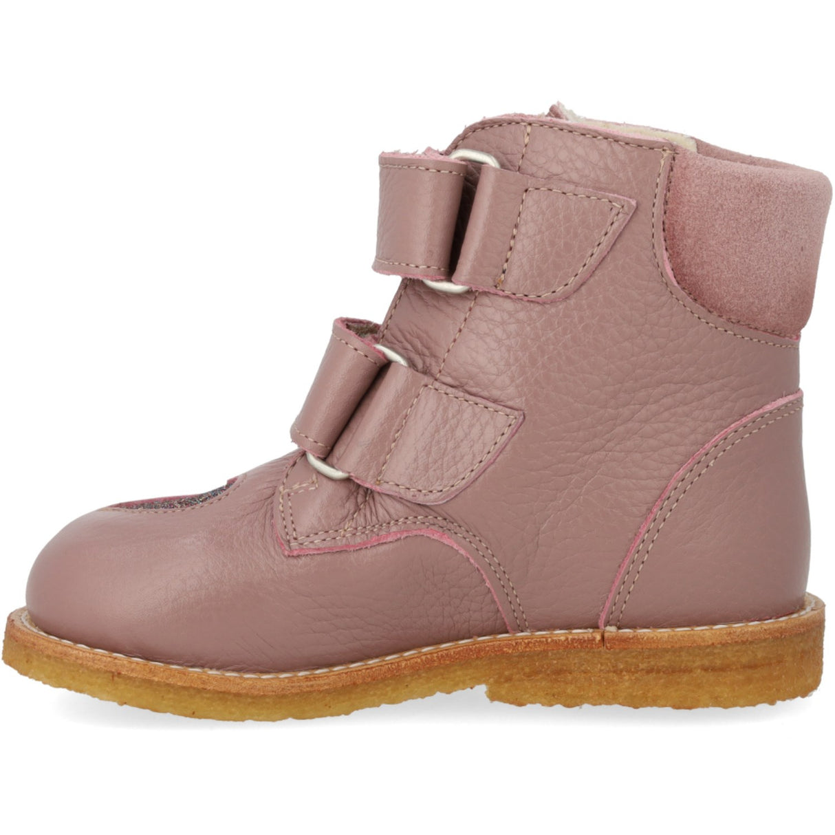Angulus Faded Rose/Multi Glitter TEX Boot med glitrende glitterhjerter