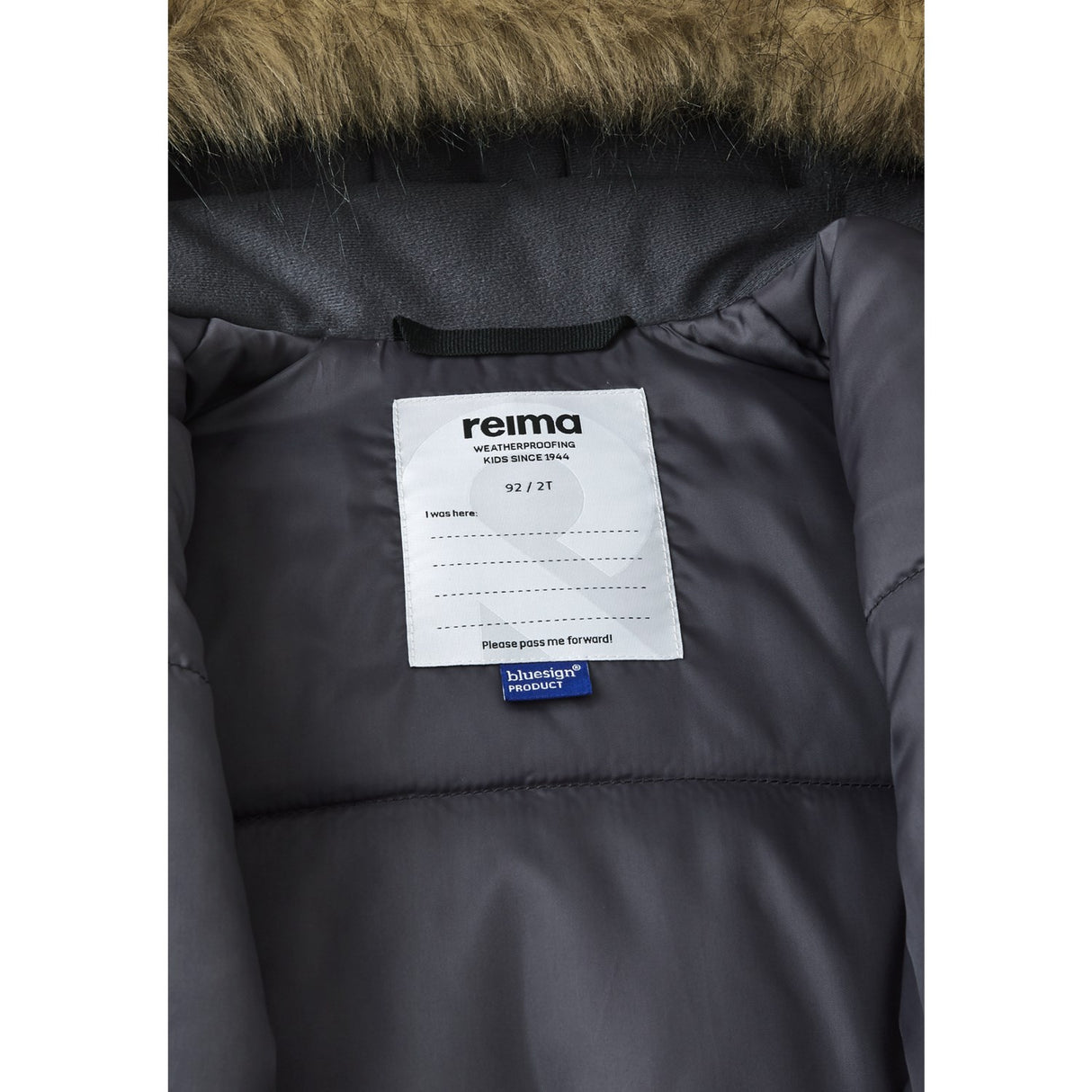 Reima Gotland Soft Black Reimatec Vinter Flydress