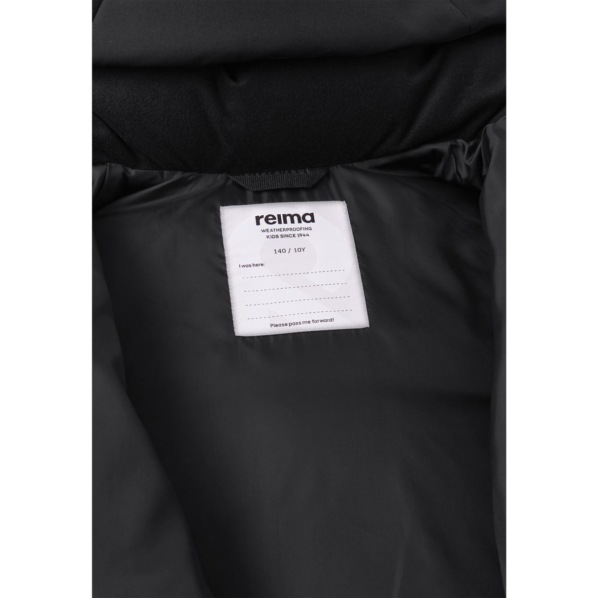 Reima Ranua Black Dynejakke