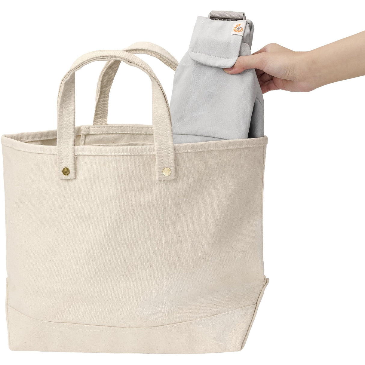 Ergobaby Pearl Grey Upsie Sling Carrier