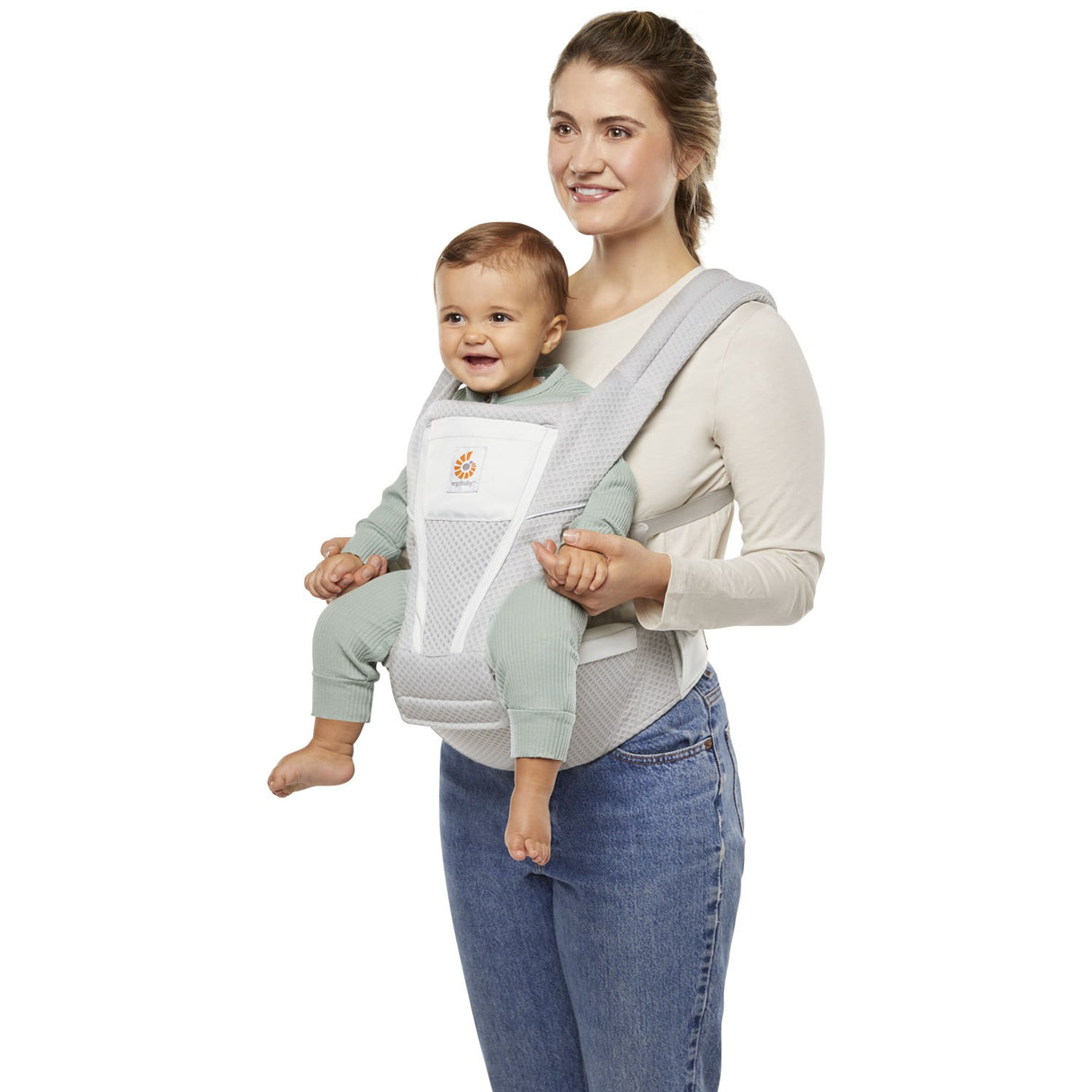 Ergobaby Pearl Grey Bæresele Hip Sete