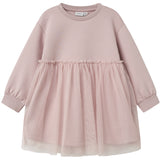 Name It Burnished Lilac Nmfkersti Sweat Kjole Unb