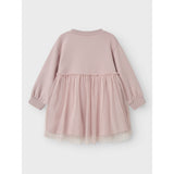 Name It Burnished Lilac Nmfkersti Sweat Kjole Unb