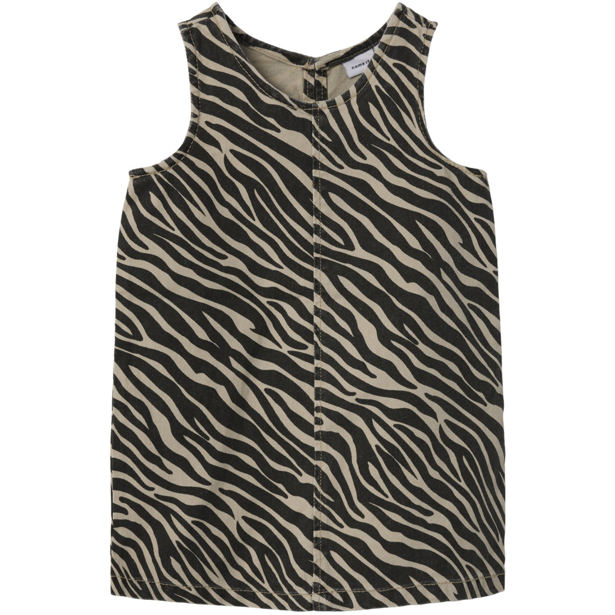 Name It Cement Black Zebra Zebra Twill Spencer Kjole
