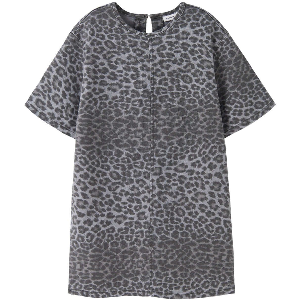 Name It Night Owl Grey Leopard Nkfleo Twill Kjole 4002-Td T
