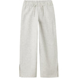 Name It Light Grey Melange Nkfkarrie Wide Sweat Bukser Unb