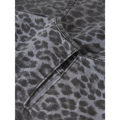 Name It Night Owl Grey Leopard Nkfleo Twill Kjole 4002-Td T