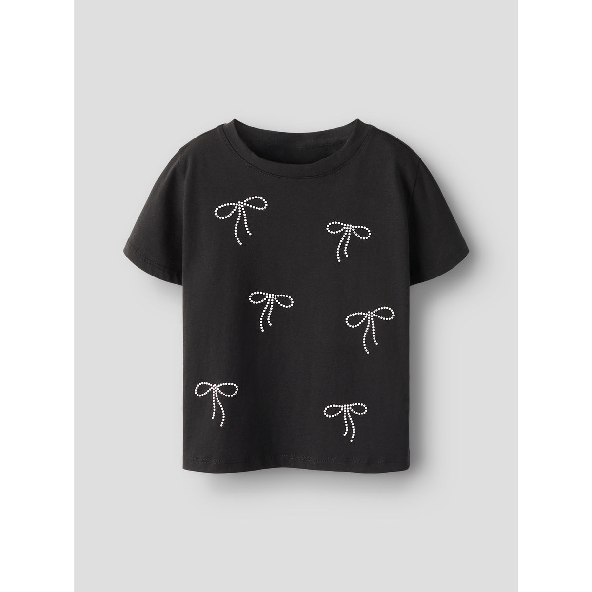 Name It Black Nkfluelle Ss Nreg Topp