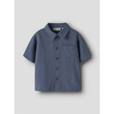 Name It Vintage Indigo Nmmfaher Ss Skjorte