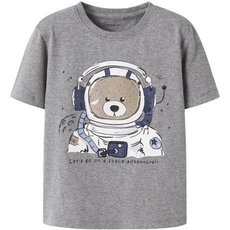 Name It Grey Melange Nmmdilka Ss Nreg Topp Box