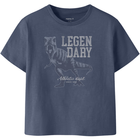 Name It Vintage Indigo Nmmfeath Ss Nreg Topp Box