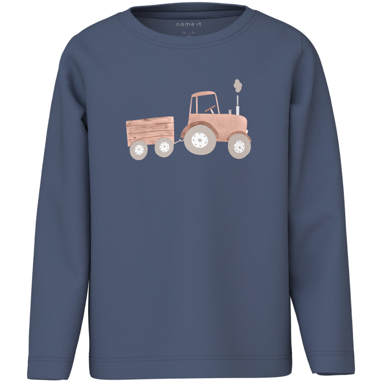 Name It Vintage Indigo Nmmfotroels Ls Nreg Topp
