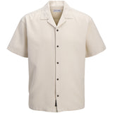Jack & Jones Junior Moonbeam Jjglobal Waffle Resort Skjorte Ss Jnr