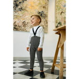 Silly Silas Black X White Checked Special Footless Strømpebukser