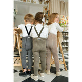 Silly Silas Black X White Checked Special Footless Strømpebukser