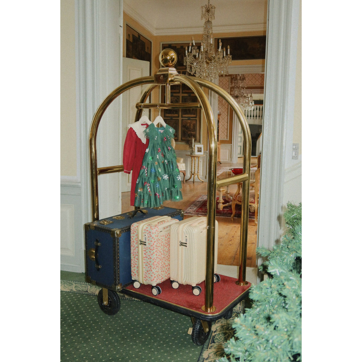 Konges Sløjd Red Dahlia Coeur Halsbånd Kjole Gots