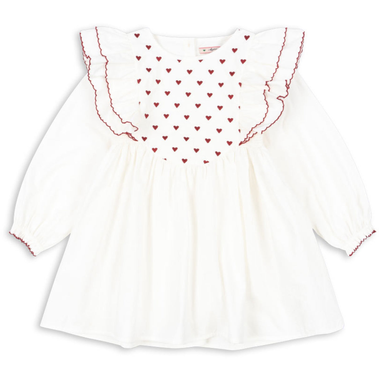 Konges Sløjd Pure White Coeur Kjole Gots