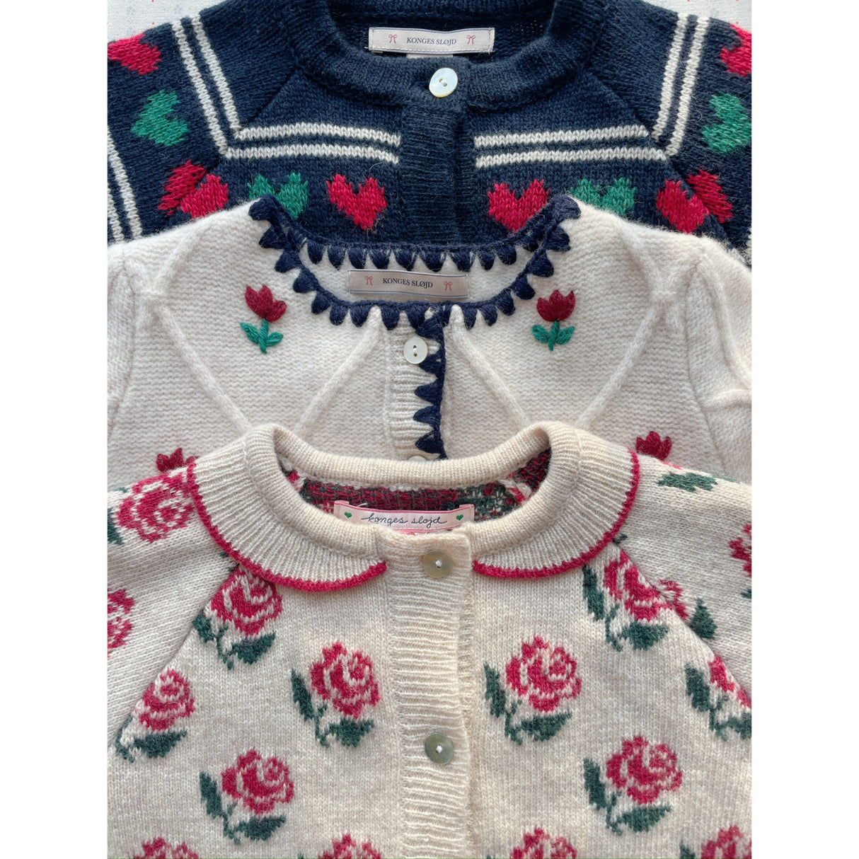 Konges Sløjd Rose Belou Strikk Halsbånd Cardigan