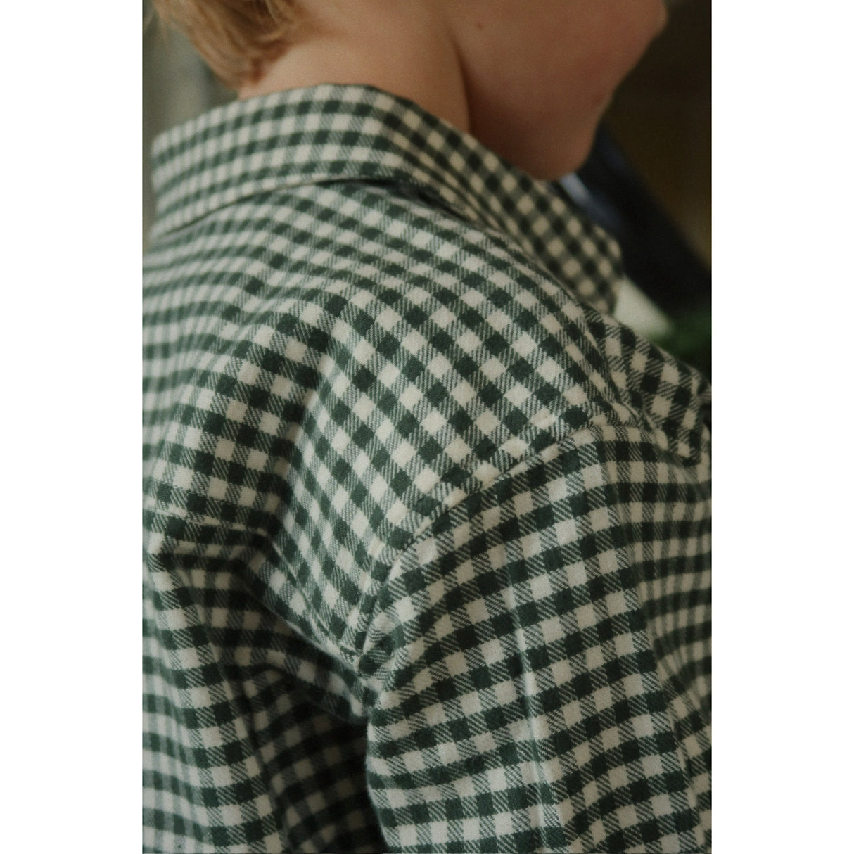 Konges Sløjd Green Check Foret Ls Skjorte Gots