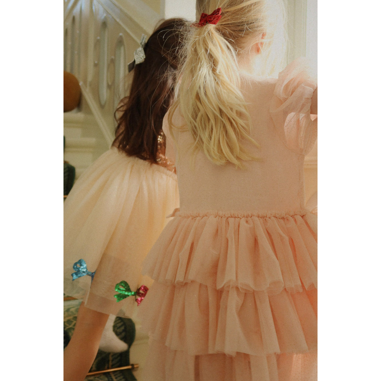 Konges Sløjd Red/Green 6 Pakke Micki Bue Hair Clips