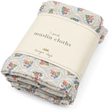 Konges Sløjd Verona Blues 3 Pakke Muslin Cloth Gots