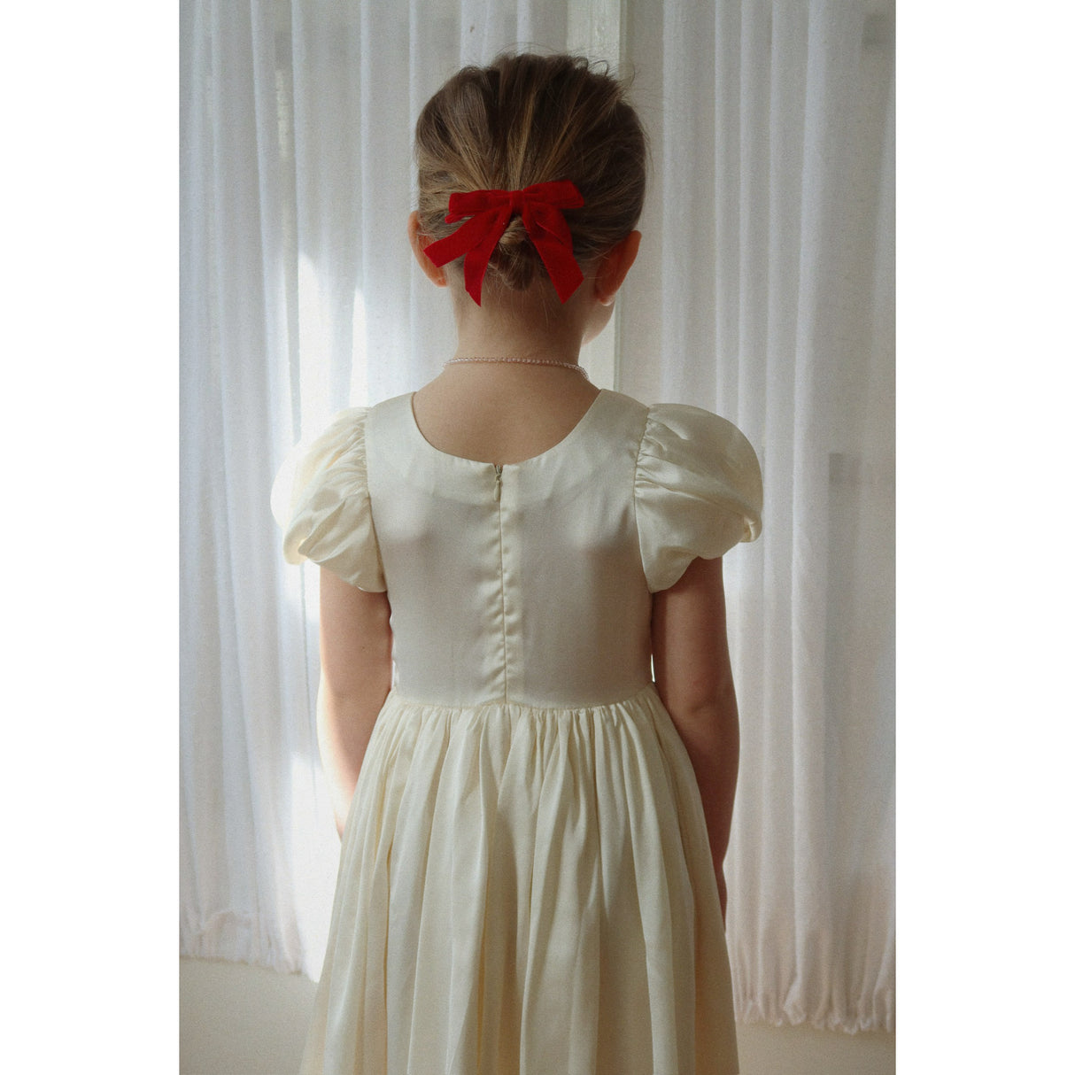 Konges Sløjd Barbados Cherry 2 Pakke Fløyel Dobbel Bue Hair Clips