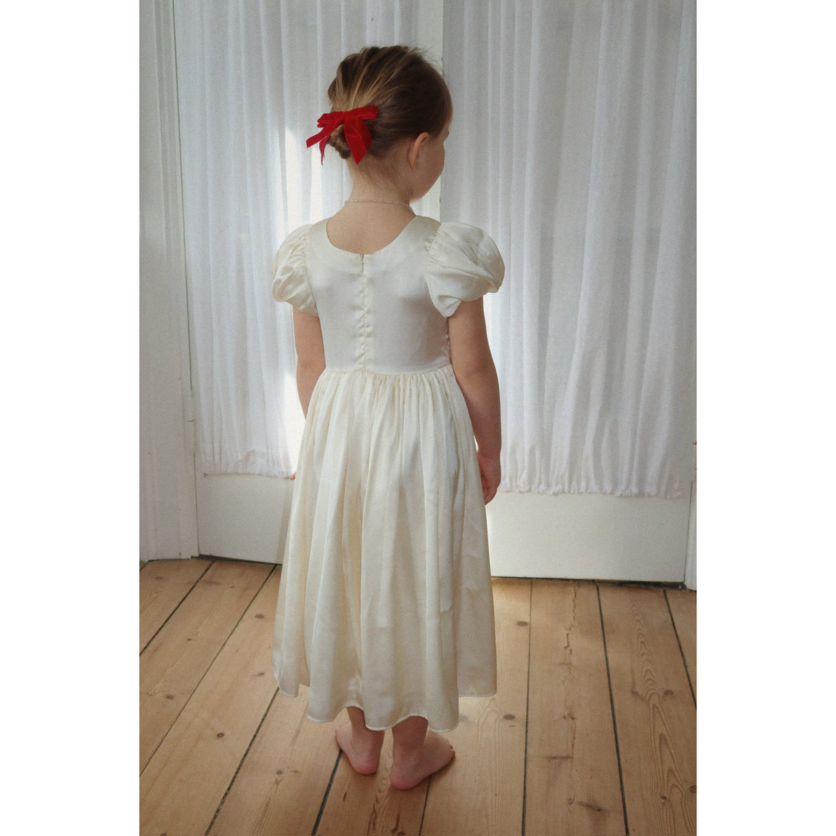 Konges Sløjd Barbados Cherry 2 Pakke Fløyel Dobbel Bue Hair Clips