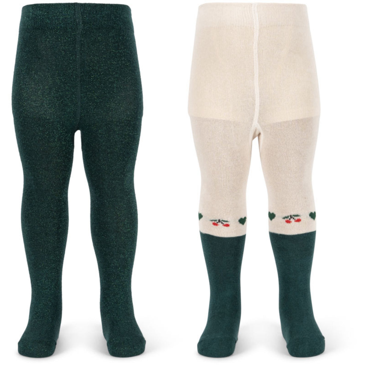 Konges Sløjd Cherry Mix 2 Pakke Lurex Strømpebukser