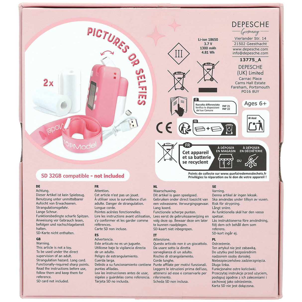 TOPModel Print Camera