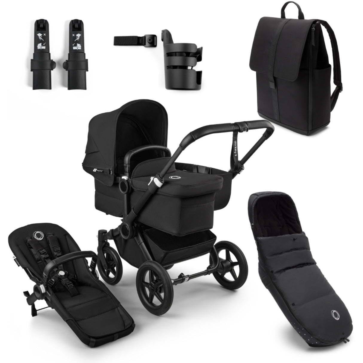 Bugaboo Donkey 5 Mono Midnight Black