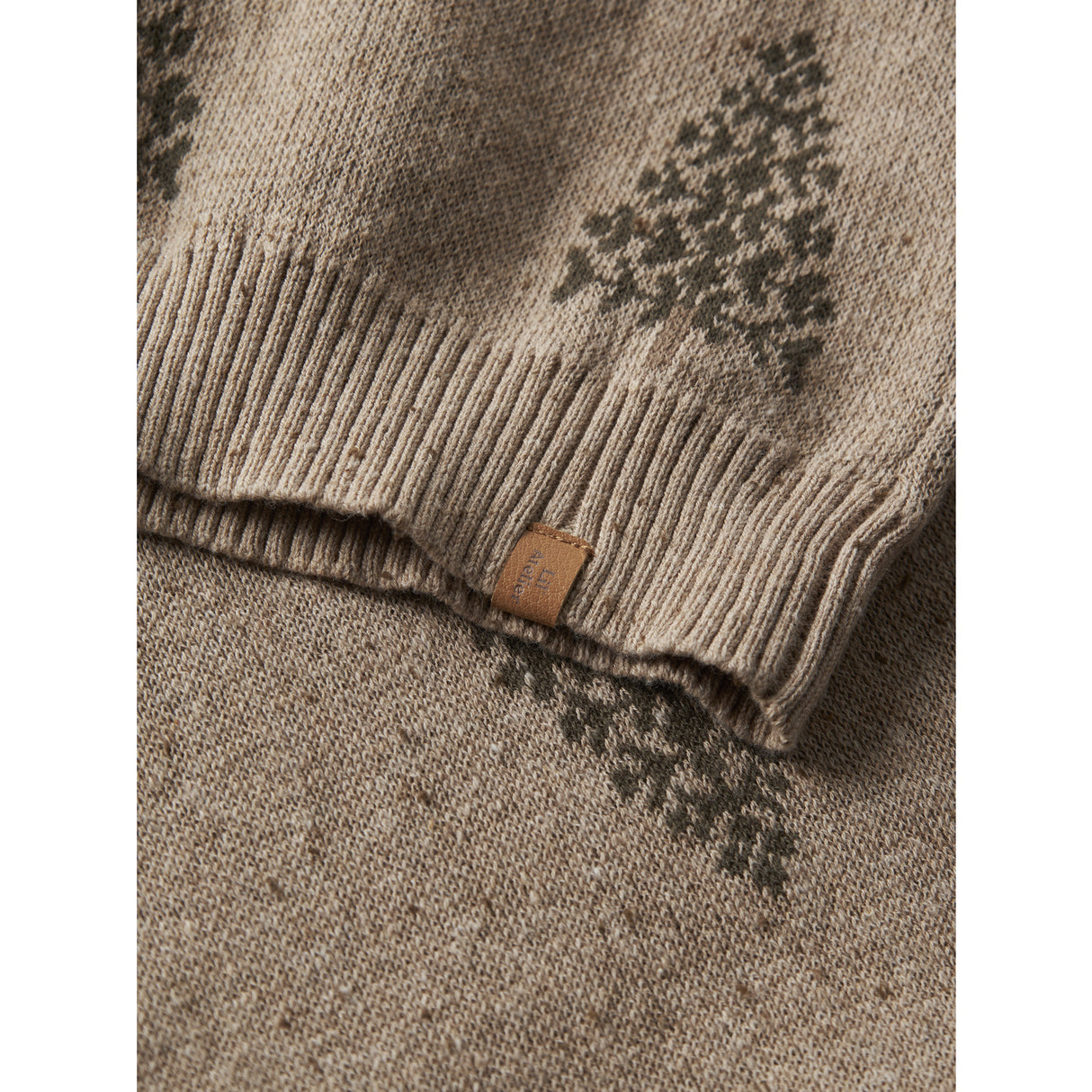 Lil'Atelier Oxford Tan Nmngalto Bob Ls Strikk Lil