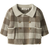 Lil'Atelier Sepia Tint Nbmrobo Ls Loose Strikk Card Lil