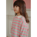 Konges Sløjd Blush Bound Stripe Spotty Ls Polo Gots