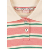 Konges Sløjd Blush Bound Stripe Spotty Ls Romper Gots