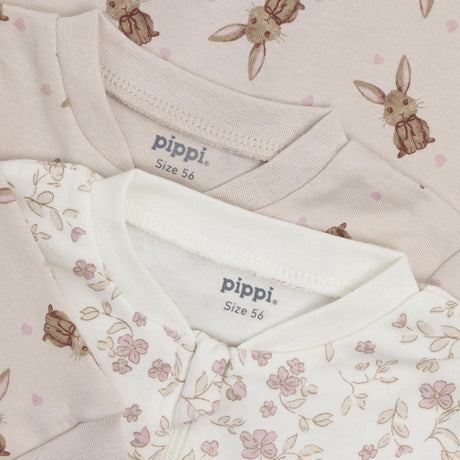 Pippi Violet Ice Natt Drakt -Zipper (2-Pack)