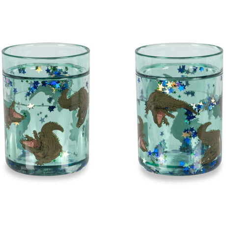 Konges Sløjd Crocodile 2 Pakke Glitter Cups