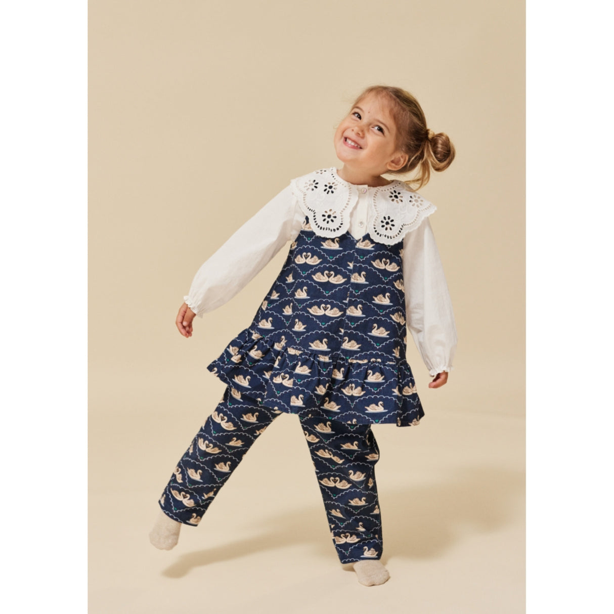 Konges Sløjd x Luksusbaby Swan Fen Kjole Gots