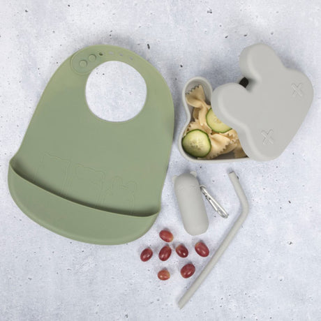 We Might Be Tiny Gul & Støvet Grøn 2-Pakning Hakesmekke