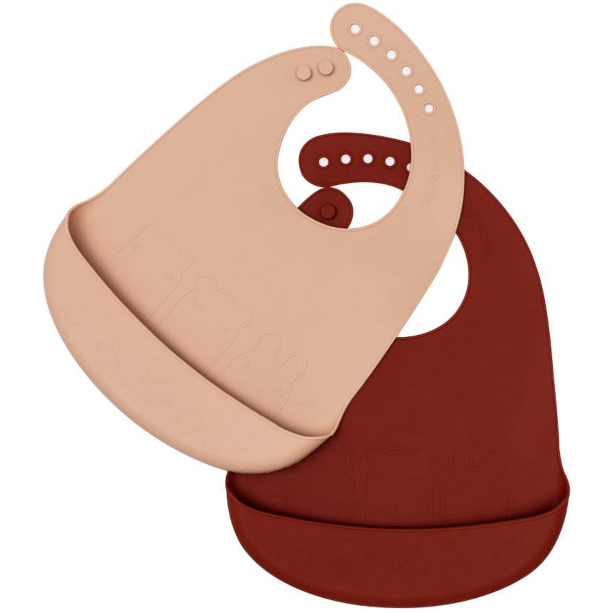 We Might Be Tiny Rust & Beige 2-Pakning Hakesmekke